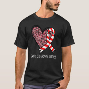 T-shirt Léopard Carcinome Squamus Sensibilisation Au Carci