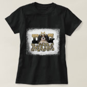 T-shirt Leopard Cavalier King Charles Spaniel mère mère mè (Design devant)