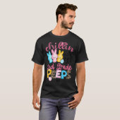 T-shirt Leopard Chillin Avec Mon Enseignant Bunnies 2e Cla (Devant entier)