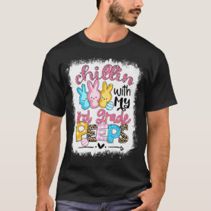 T-shirt Leopard Chillin Avec Mon Enseignant Bunnies 3e Cla