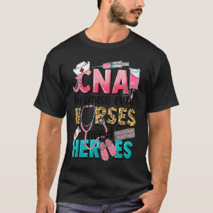 T-shirt Leopard CNA parce que même l'infirmière a besoin d