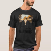 T-shirt Leopard Cow Skull Should've Come With A Warning We (Devant)