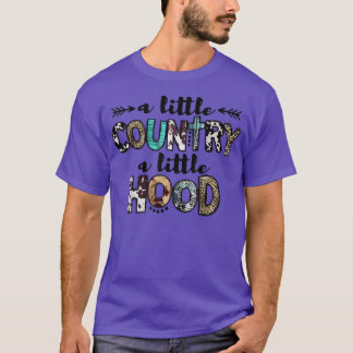 T-shirt Leopard Cowgirl A Little Country Little Hood Weste
