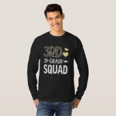 T-shirt Leopard de 3e année Enseignant de 3e année (Devant entier)