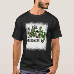 T-shirt Leopard de Jour de la Saint Patrick blanchi un Luc