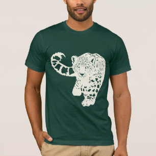 T-shirt Léopard de neige