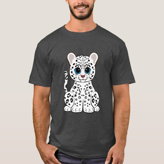 T-shirt Léopard de neige CUB (Devant)