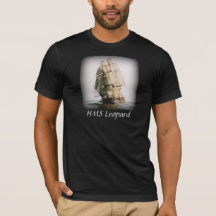 T-shirt Léopard de voie HMP - navire de guerre vintage