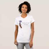 T-shirt léopard des neiges (Devant entier)