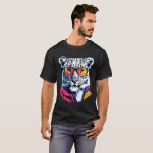 T-shirt Léopard des neiges (Devant entier)