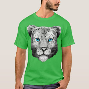 T-shirt Léopard des neiges Grand félin Félin Faune Animal 