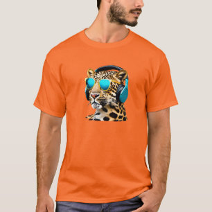 T-shirt Léopard drôle qui jame