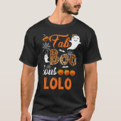T-shirt Leopard Fab Boo Lous Lolo Costume Éffrayant Hallow (Devant)