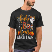 T-shirt Leopard Fab Boo Lous Lunch Lady Matching Group Tee (Devant)