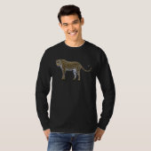 T-shirt Léopard Faune de gros chats (Devant entier)
