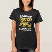 T-shirt Leopard Gecko Cuddler Reptile Cuddling Hug (Devant)