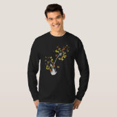 T-shirt Léopard Gecko Dandelion Propriétaire d'animal de f (Devant entier)