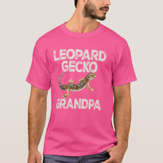 T-shirt Leopard Gecko Grandpa Lizard & Reptiles Léon commu