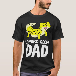 T-shirt Leopard Gecko Papa Lizard Reptile Père Leopard Ge