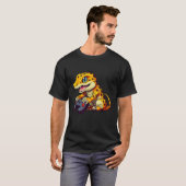 T-shirt Leopard Gecko Playing Video Game Lizard & Reptiles (Devant entier)