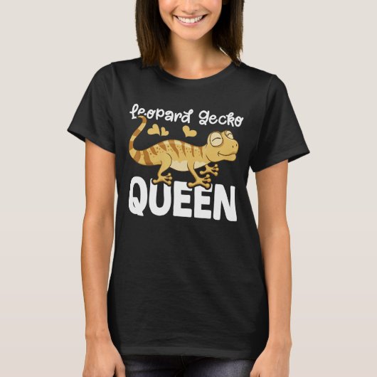 T-shirt Leopard Gecko Reptile Cute Lizard Pet Gecko Keepe (Devant)