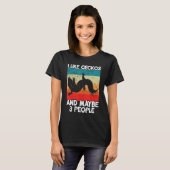 T-shirt Leopard Gecko Reptile Cute Lizard Pet Gecko Keepe (Devant entier)