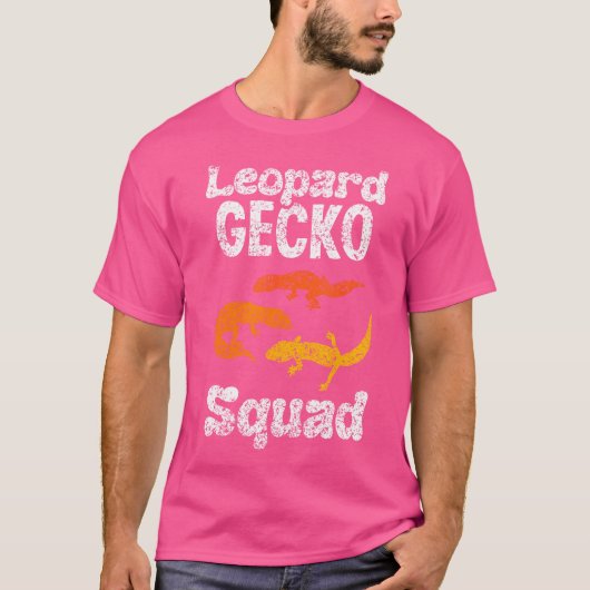 T-shirt Leopard Gecko Squad Lizard Geckos Propriétaire Leo (Devant)