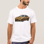 T-shirt Leopard Gold Performance Coupe — BV-TLG (Devant)
