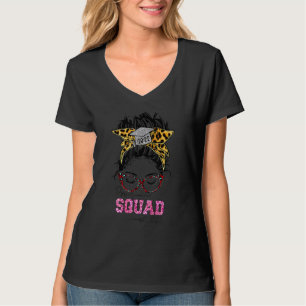 T-shirt Leopard Graphic Prom Squad 2022 Grad Grad Gradua