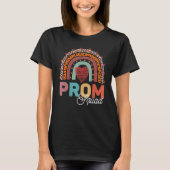 T-shirt Leopard Graphic Prom Squad 2022 Grad Grad Gradua (Devant)