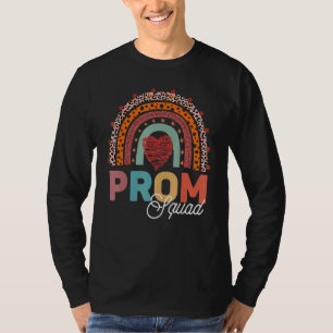 T-shirt Leopard Graphic Prom Squad 2022 Grad Grad Gradua