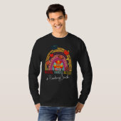 T-shirt Leopard Grateful Reading Coach Rainbow (Devant entier)