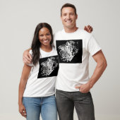 T-shirt Leopard Head Pop Art Modèle tendance Élégant Homme (Unisexe)