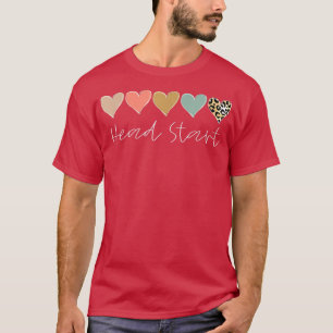 T-shirt Leopard Heart Étudiant, Head Start