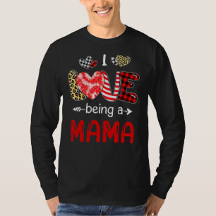 T-shirt Leopard Joyeuse Fête des Mères J'adore être une ma