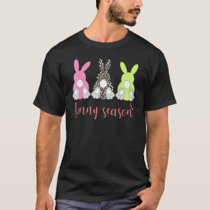 T-shirt Leopard Lapin de Pâques lapin mignon lapin de Pâqu