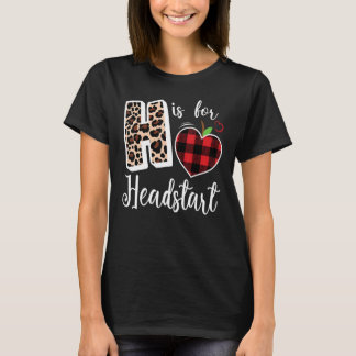 T-shirt Leopard Leopard Premier Jour Plaid Back School
