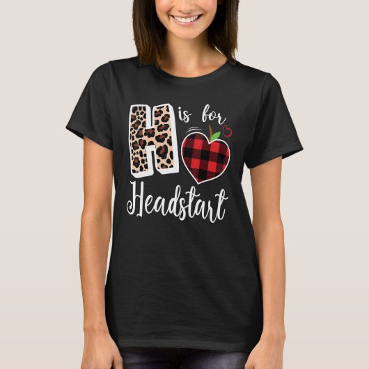 T-shirt Leopard Leopard Premier Jour Plaid Back School (Devant)