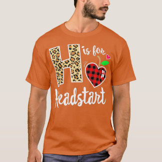 T-shirt Leopard Leopard Premier Jour Plaid Back School