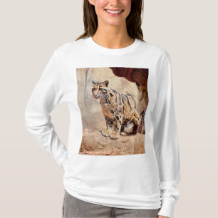 T-shirt léopard nébuleux image nature faune exotique