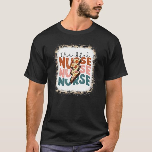 T-shirt Leoparđ One Thankful Nurse Blessed Nurse Fall Than (Devant)