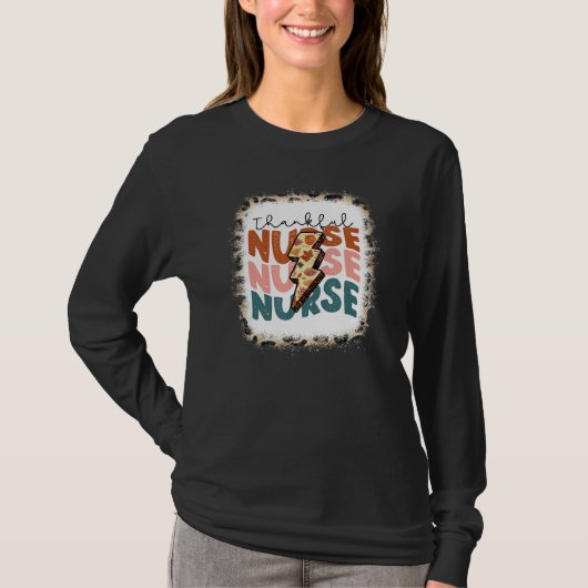 T-shirt Leoparđ One Thankful Nurse Blessed Nurse Fall Than (Devant)