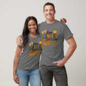 T-shirt Leopard One Thankful Nurse Thanksgiving Fall Scrub (Unisexe)