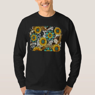 T-shirt Léopard Ouest Rodéo Cachette Gemstone Sunflower B