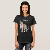 T-shirt Leopard Pink Bow  (Devant entier)