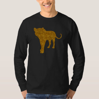T-shirt Leopard Pour Femmes Fille Panther Animal Gros Chat