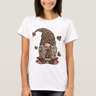 T-shirt Leopard Print Gnome PNG Sublimation Design Leopard
