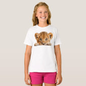 T-shirt Léopard qui regarde (Devant entier)