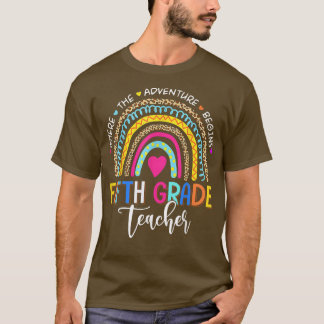 T-shirt Leopard Rainbow Cinquième Classe Où L'Aventure Soi