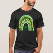 T-shirt Leopard Rainbow Irlandais Shamrocks St Patrick S D (Devant)